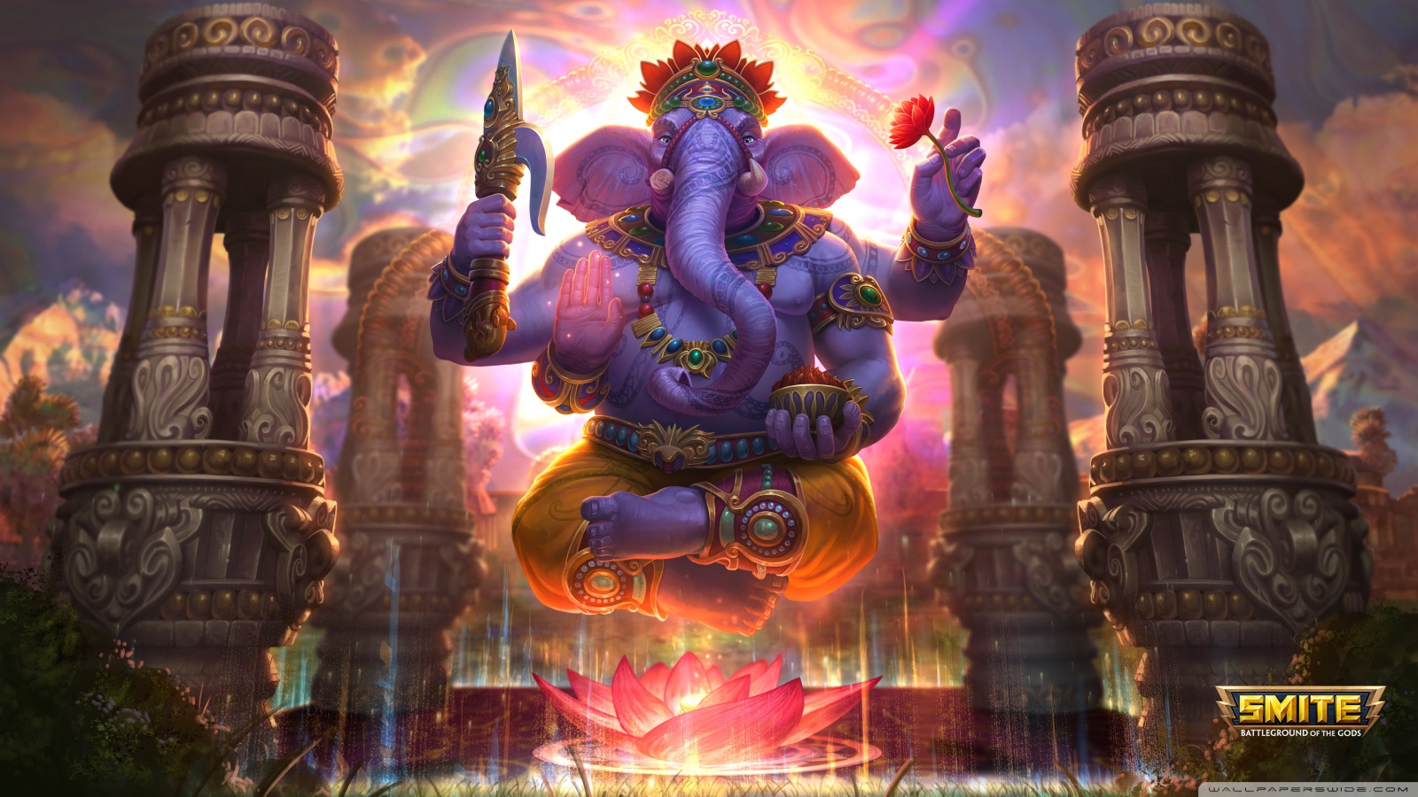HD WallPapers from Collection - Ganesha_god_of_success_smite_video_game Wallpaper