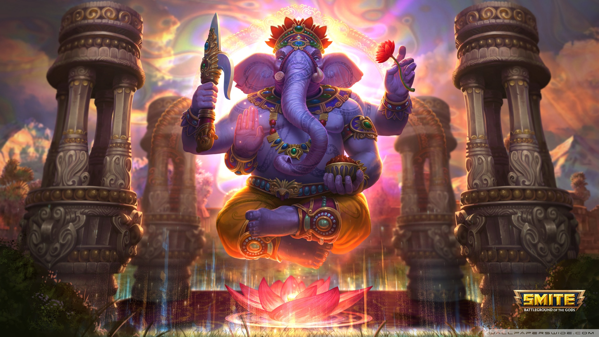 HD WallPapers from Collection - Ganesha_god_of_success_smite_video_game Wallpaper