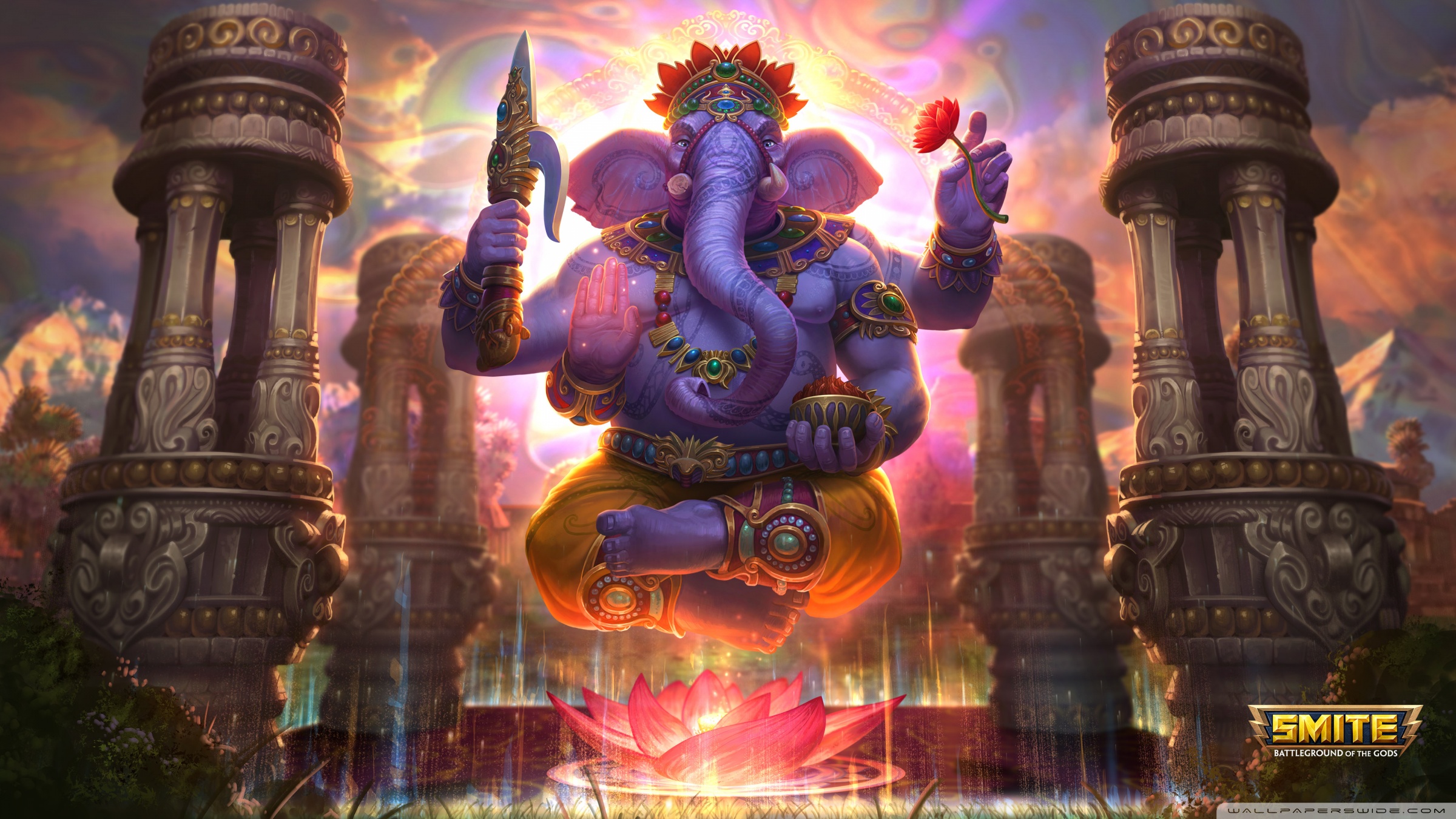 HD WallPapers from Collection - Ganesha_god_of_success_smite_video_game Wallpaper