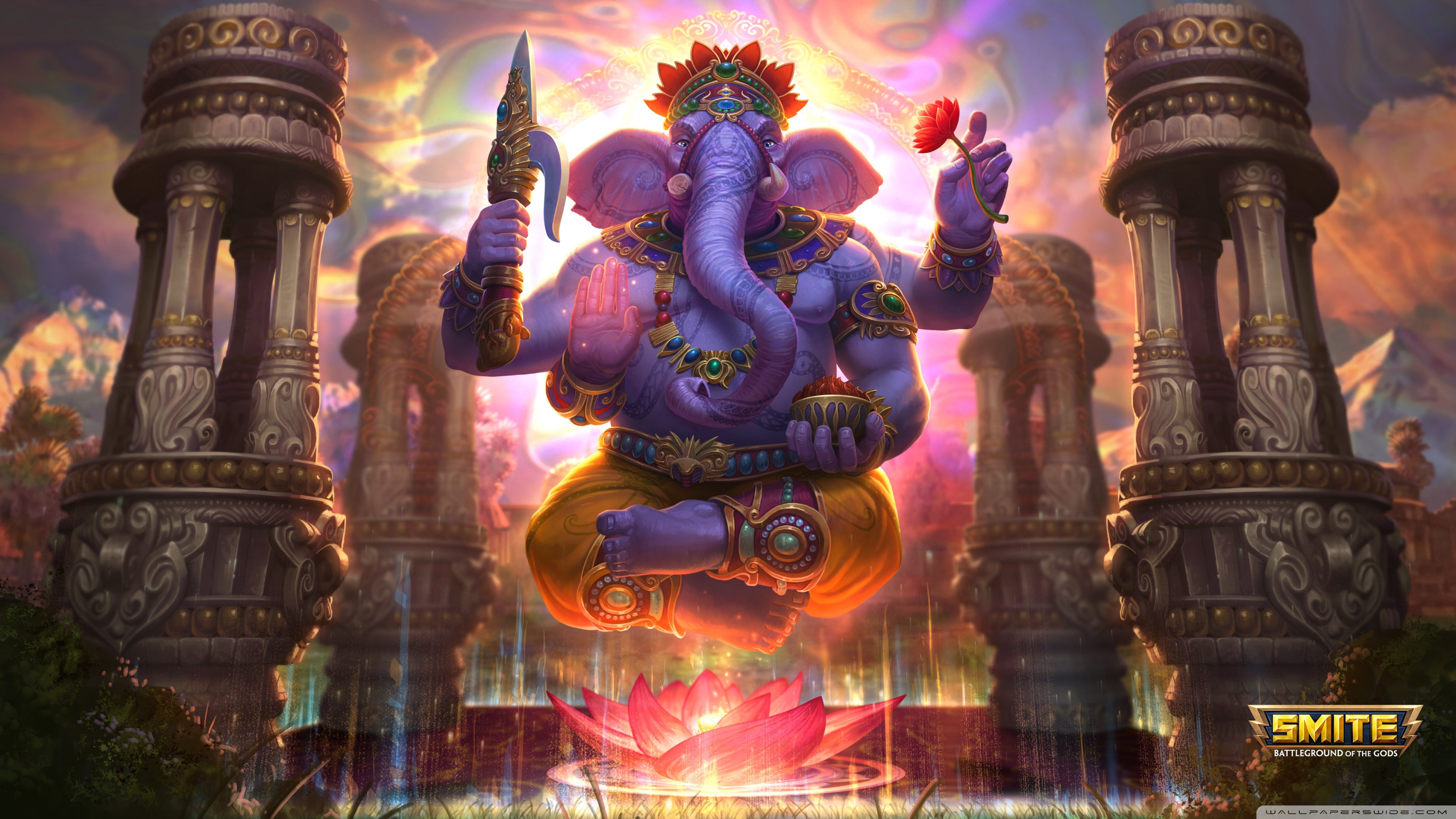 HD WallPapers from Collection - Ganesha_god_of_success_smite_video_game Wallpaper