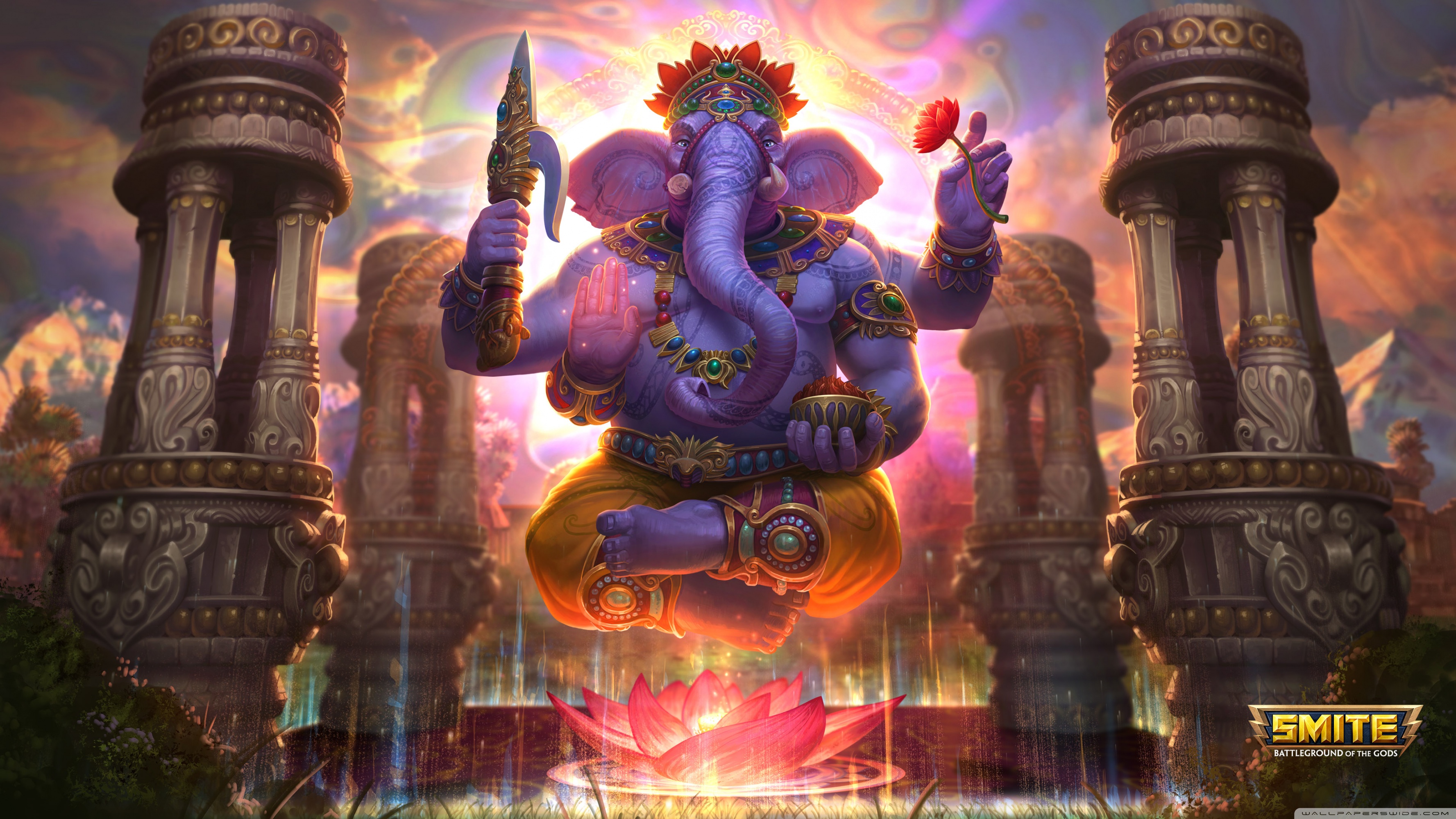 HD WallPapers from Collection - Ganesha_god_of_success_smite_video_game Wallpaper