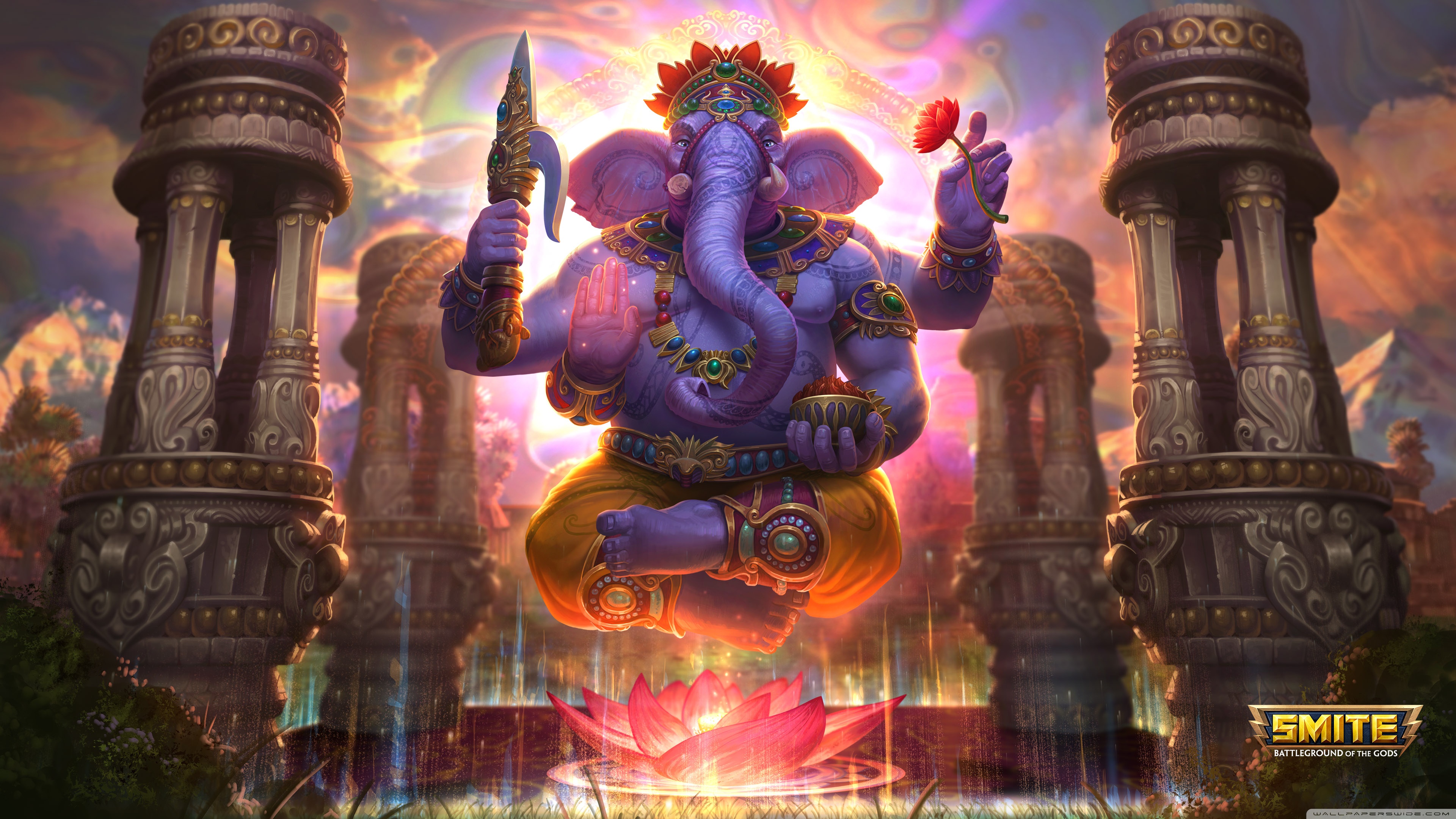 HD WallPapers from Collection - Ganesha_god_of_success_smite_video_game Wallpaper