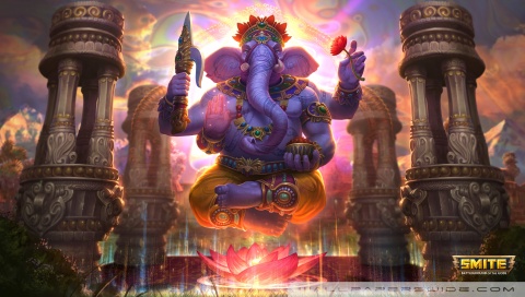 HD WallPapers from Collection - Ganesha_god_of_success_smite_video_game Wallpaper