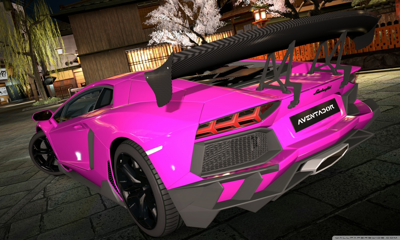 HD WallPapers from Collection - Lamborghini_aventador_lp700_4_pink_passionate Wallpaper