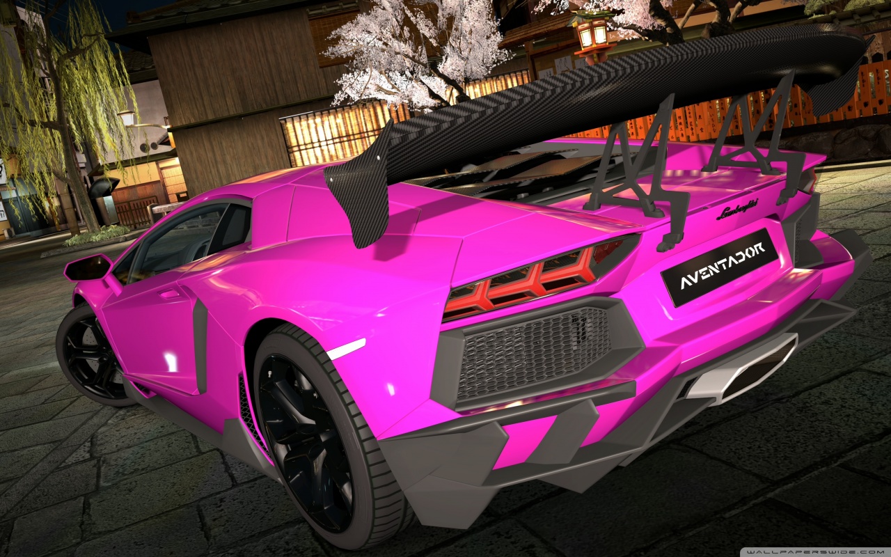 HD WallPapers from Collection - Lamborghini_aventador_lp700_4_pink_passionate Wallpaper