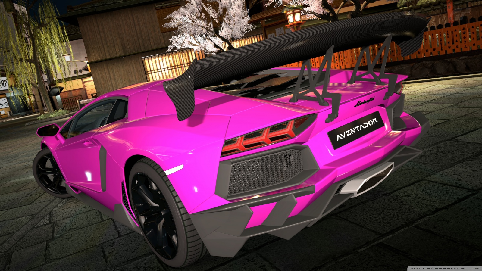 HD WallPapers from Collection - Lamborghini_aventador_lp700_4_pink_passionate Wallpaper
