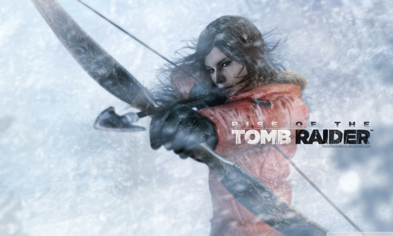 HD WallPapers from Collection - Rise_of_the_tomb_raider_lara_croft_bow_and_arrow Wallpaper