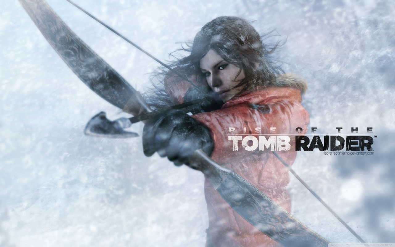 HD WallPapers from Collection - Rise_of_the_tomb_raider_lara_croft_bow_and_arrow Wallpaper