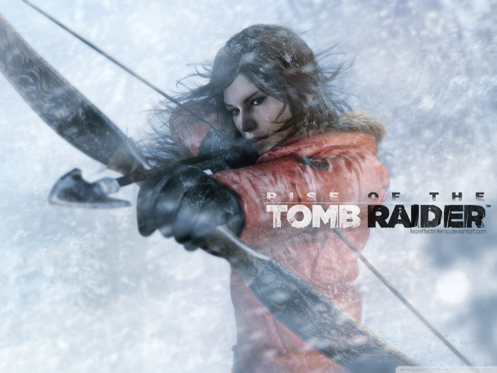 HD WallPapers from Collection - Rise_of_the_tomb_raider_lara_croft_bow_and_arrow Wallpaper