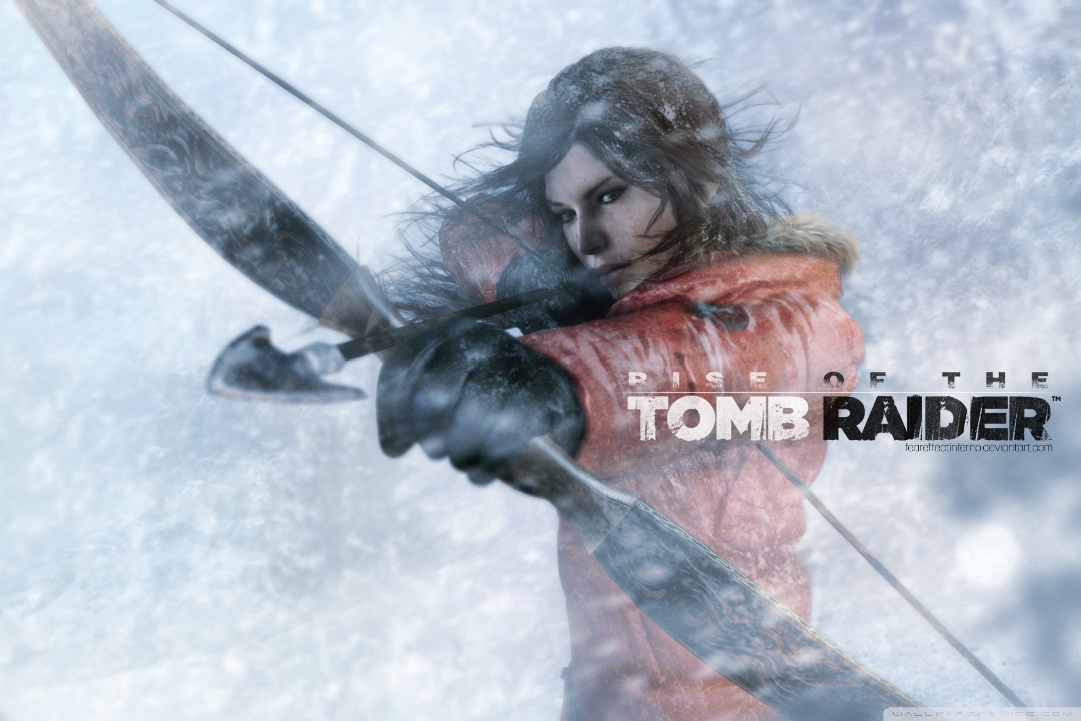 HD WallPapers from Collection - Rise_of_the_tomb_raider_lara_croft_bow_and_arrow Wallpaper