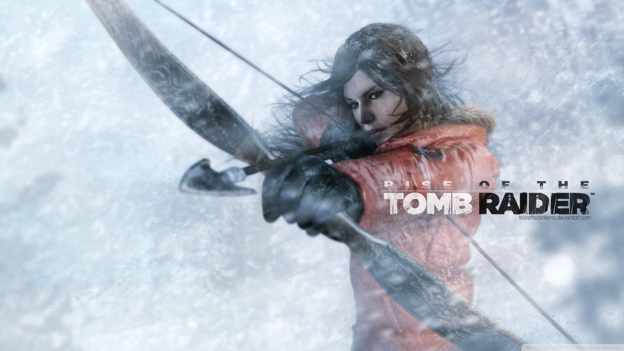 HD WallPapers from Collection - Rise_of_the_tomb_raider_lara_croft_bow_and_arrow Wallpaper