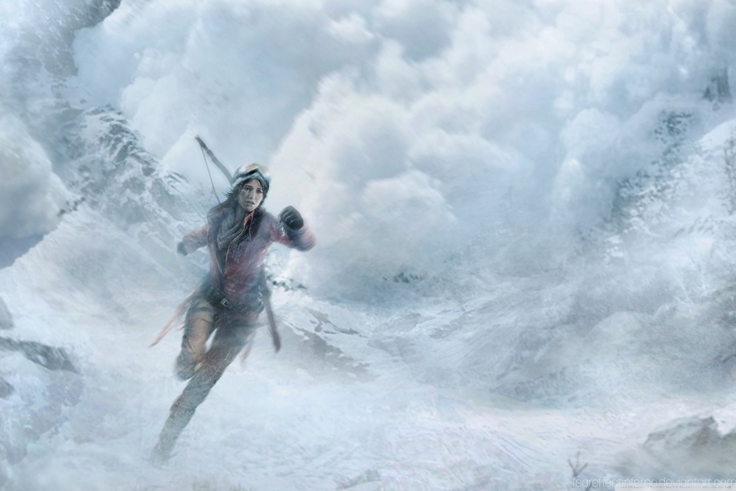 HD WallPapers from Collection - Rise_of_the_tomb_raider_snow_avalanche Wallpaper