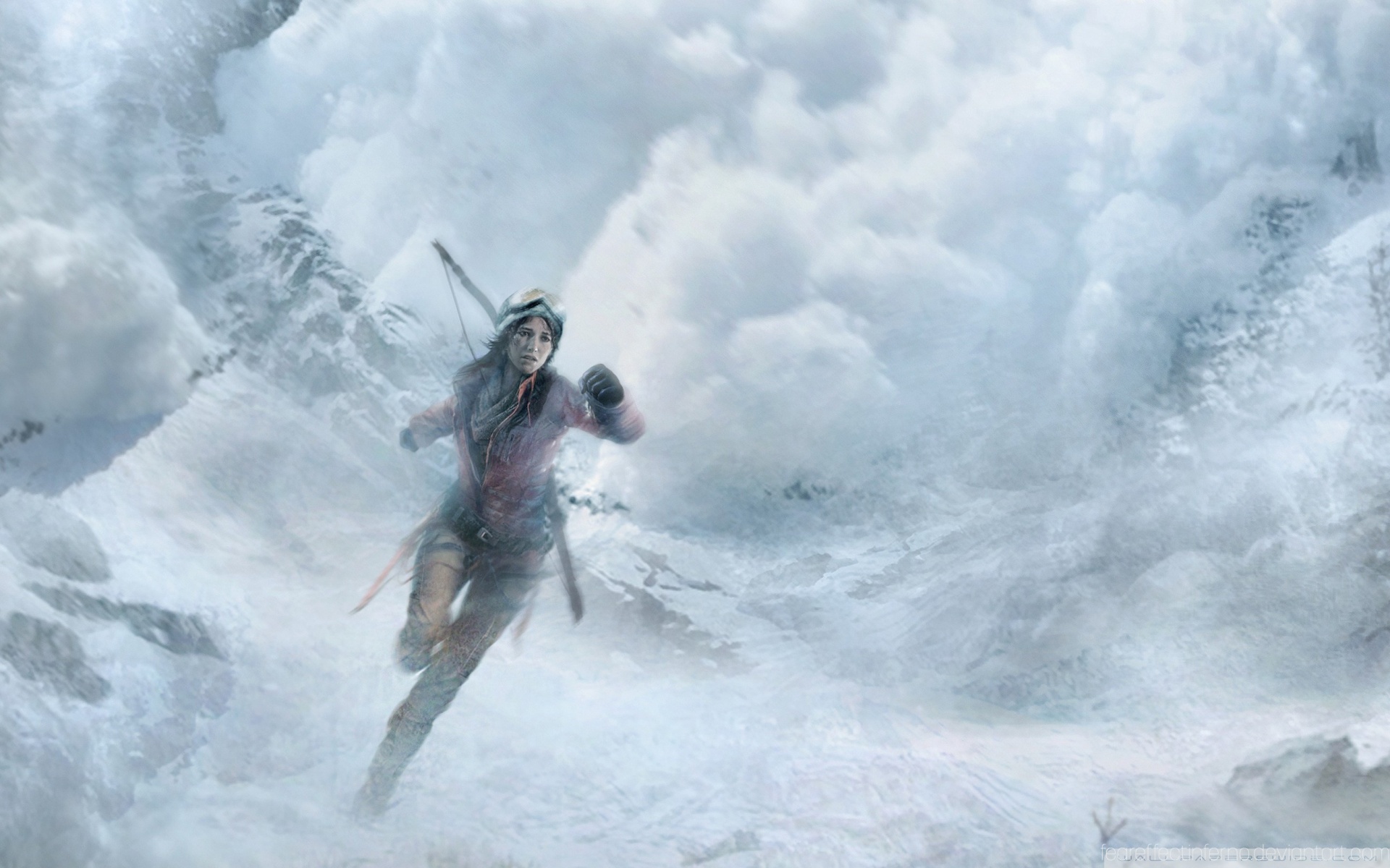 HD WallPapers from Collection - Rise_of_the_tomb_raider_snow_avalanche Wallpaper