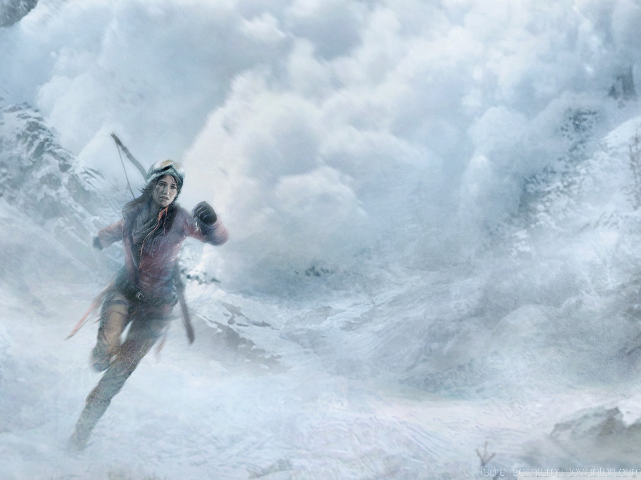 HD WallPapers from Collection - Rise_of_the_tomb_raider_snow_avalanche Wallpaper