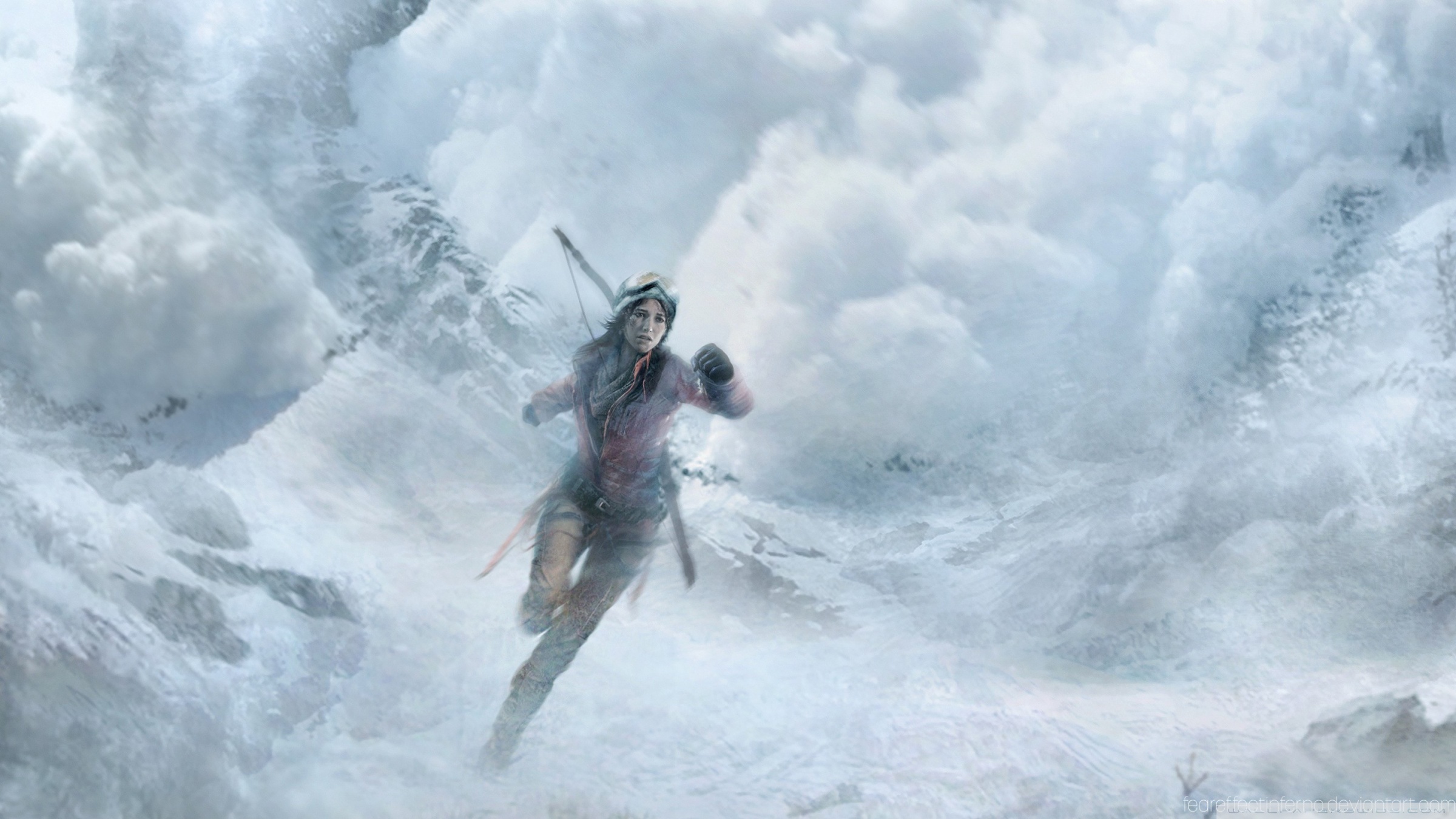HD WallPapers from Collection - Rise_of_the_tomb_raider_snow_avalanche Wallpaper