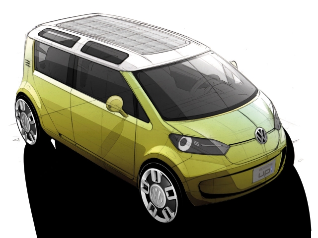 HD WallPapers from Collection - 2007 Volkswagen Space Up Blue